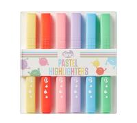 Tinc Surligneurs Pastel, Parfaits pour L'école et Les devoirs, Lot de 6 Surligneurs à Pointe Biseautée, Couleurs Douces pour Une Écriture Fluide et Précise