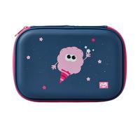 Tinc - Trousse à Crayon Rigide - Modèle Flossie - Accessoire de Papeterie Original pour Enfant - Design Lumineux et Multicolore - Bleu - Taille Standard