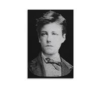 TINCHEW Arthur Rimbaud Poster imprimé tapisserie murale cadeau chambre salon décoration d'intérieur moderne 40 x 60 cm