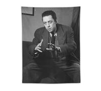 TINCHEW Poster Albert Camus d'écrivains masculins français 2 œuvres d'art impression tapisserie art mural peinture cadeau décoration maison tapisseries décoratives 76,2 x 101,6 cm