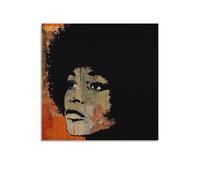 TINCHEW Poster Angela Davis 2B - Décoration murale - Décoration d'intérieur - 40 x 40 cm
