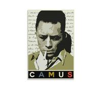 TINCHEW Poster d'Albert Camus - Décoration murale moderne pour chambre à coucher - 20 x 30 cm
