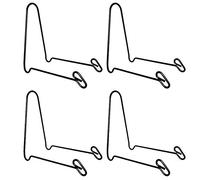 Tincogo Lot de 4 supports de présentation noirs en fer pour bols profonds, plats et plats profonds