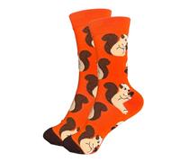 Tindo Chaussettes colorées avec motif - Chaussettes amusantes et folles pour hommes et femmes - Chaussettes cadeau unisexe taille unique 36-43 - Chaussettes de mi-mollet - 1 paire…, 36-43