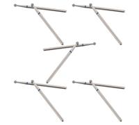 TINEASUR 10 Pièces Nail Drill Bits Set Cuticle Cleaner Buffer Tips Silicon Carbide For Russian Manicure Professional Nail Salon Use