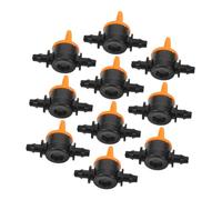 TINEASUR 10 pièces Vanne Arrosage Mini Valve Goutteur pour Irrigation Précise Vanne Arrêt Facile à Installer pour Système de Jardinage et Tuyaux Débit sans Outils