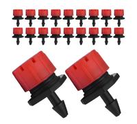 TINEASUR 100 Pièces Micro-pulvérisateur Réglable à 8 Trous en | Débit Variable 0-70 L/h, Large Couverture, Économie D’eau, pour Fleurs et Légumes