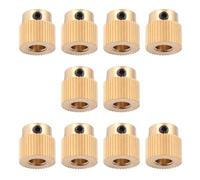 TINEASUR 10pcs Roue D'extrusion en Laiton 26 et 40 Dents pour Extrudeuse D'imprimante 3d, Remplacement Direct sans Calibration, Accessoires pour Imprimante 3d
