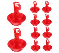 TINEASUR 10pièces Abreuvoir Automatique pour Poulets Système Abreuvement pour Volaille Gobelet Eau pour Poussins Canards