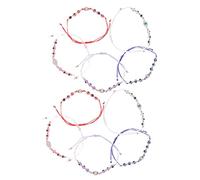 TINEASUR 12 Pièces Bracelet Femme Tressé Œil Du Diable Bijoux Charme Protection Cadeau Fête des Mères