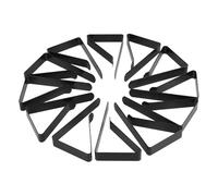 TINEASUR 12 Pièces Pince à Nappe Clips De Table pour Nappes Pinces à Nappe pour Table à Manger Intérieure Pince à Couverture De Table Clip De Maintien De La Nappe Acier Inoxydable Black