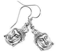 TINEASUR 1paire Boucles Oreilles Bouddha Pendantes Pour Femmes Accessoire Élégant Et Léger Pour Festivals Et Cérémonies Religieuses