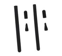 TINEASUR 2 Ensembles Housse De Protection Silicone pour Stylet Étui De Protection Antichoc avec Capuchon pour Pointe, 6 Pcs (Noir, 2 Ensembles, Chaque Ensemble Contient 1 Housse pour Stylet