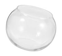 TINEASUR 2 Pièces Bouteille en Verre Micro Paysage Vase en Fil Noir Vases Bocal à Poissons Pot De Nourriture Bol De Décoration Trousse Vase Ananas des Vases Pot Suspendu Kéfir Air Un Verre