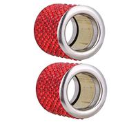 TINEASUR 2 Pièces Décoration De Siège De Voiture Anneau D'Appui-Tête De Voiture Accessoires Intérieur De Voiture Colliers D'Appui-Tête Auto Bling Décor D'Anneau Intérieur De Voiture Anneau