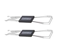 TINEASUR 2 Pièces extracteur de Touche de Clavier décapant de Touche Outil d'extraction de Touches Clé de Clavier Accessoire de Clavier dissolvant de Touche de Clavier extracteur de clé PVC