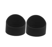 TINEASUR 2 Pièces Protection Oculaire pour Microscope en Caoutchouc Noir, Anneau 31-33mm, Réduit la Lumière, Améliore la Clarté, pour Observations en Laboratoire et Usage Professionnel,