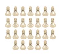 TINEASUR 26pcs Clips à Chaussures Plates en Fer Doré pour Projets de Bricolage Diy, Grands Clips Métalliques Décoratifs sans Endommager Chaussures