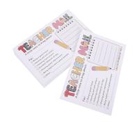 TINEASUR 2Set Cartes Ludiques pour Simplifier la Communication Entre Parents et Enseignants n Carton, Faciles à Écrire en École ou Maison