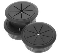 TINEASUR 3pièces Cache-Trou Rond pour Fil Bouchon pour Trou Rond pour Câble Cache-Trou pour Cordon pour Bureau Gestion De Câbles Simple Et Pratique