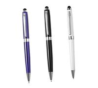TINEASUR 3pièces Stylet Capacitif Tactile pour Et Dessin sur Tablette Et Smartphone Stylo Écran Tactile Et Blanc Bleu Noir