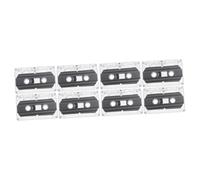 TINEASUR 8pièces Cassettes Audio Vides pour Enregistrement Tapes Magnétiques Transparentes pour Et Messages Spéciaux