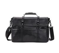 TINEASUR À Bandoulière Polyvalent pour Homme Porte-Documents en Cuir Synthétique Résistant Aux Chocs Doublure Douce pour Un Usage Quotidien