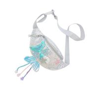 TINEASUR À Sequins pour Garçon Fille à Bandoulière Mode Sirène pour Filles Accessoire pour Transporter Les des Petites Aventurières
