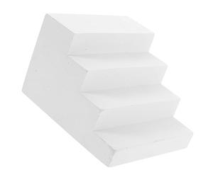 TINEASUR Accessoires De Cube Trapézoïdal Décoration D'échelle en Plâtre Décoration D'intérieur Lumineuse