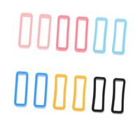 TINEASUR Anneaux de Remplacement 12 Pièces Bracelet de Montre Bagues en Silicone pour Accessoires Confortables pour Boucle de Montre pour Bracelets