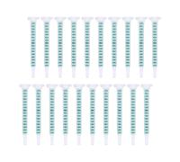 TINEASUR Applicateur de Colle Ab Vert 30pcs Buse Mélangeuse en Résine Époxy pour Connexion Étanche et Économie de Matériaux en Industrie