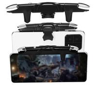 TINEASUR Artefact Tout-En-Un À Alimentation Continue 1 Bouton Noir À Tir Continu Climatiseur Filaire Refroidisseur Déclencheurs De Jeux Téléphone USB Joysticks De Jeu Abs