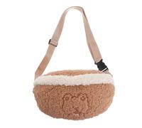TINEASUR Banane Brodé Motif Ours pour Femme Pratique pour Le Shopping Les Voyages