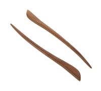 TINEASUR Bâtonnets à Cheveux en Bois de Santal Vert, Épingles pour Chignon Vintage Lot de 2 Baguettes à Cheveux Chinoises Élégantes Accessoires Coiffure Femme pour Coiffures