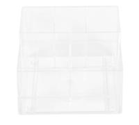 TINEASUR Boîte de Rangement Manucure Transparente Compartiments, Conteneur de Stockage pour Accessoires Nail Art, Organisateur de Bureau pour Salon de Beauté, 1 Pièce Pratique et Compacte