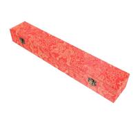 TINEASUR Boîte de Rangement pour Éventail Pliable, Boîte D’éventail à Main, Coffret de Rangement en Panneau de Densité et Tissu, Rouge, pour Éventail à Main et Ventilateur Portable,