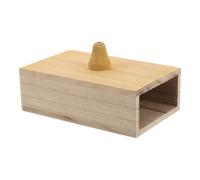 TINEASUR Boîte de Résonance pour Diapason en Bois Khaki, Amplification des Vibrations, Utilisation Facile, Démonstrations en Classe, Pour Tous les Âges