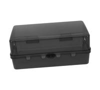 TINEASUR Boîtier Étanche Extérieur pour Multiprise avec Entrées Câbles Protection Intempéries pour Boîte Électrique de Jardin