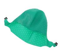 TINEASUR Bonnet de Coloration Cheveux Outil de Teinture Capillaire en Silicone Vert avec, Calotte Professionnelle Confortable pour Usage Répété à Domicile Salon