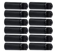 TINEASUR Bouchons en Caoutchouc Noir Protection Rapide et Sécurisée Lot de 12 la Poussière pour Robinet de Bière pour Bars et Tireuses à Bière