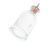 TINEASUR Bouteille et Joint Étanche Sculptée Décorative Rétro en Verre avec Bouchon pour Bar et Restaurant Élégants