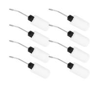 TINEASUR Bouteilles D'huile pour Machine à Coudre 120ml, Lot de 8 Pièces, Plastique et Fer, Bouchon Anti-poussière, Poignée Ergonomique, Usage Industriel et Bricolage