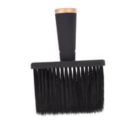 TINEASUR Brosse Plumeau Cou Nylon Douce Brosse Cheveux Salon Antistatique Nettoyage des Cheveux Coupés pour Coiffeurs et Usage Domestique Manche Épais Ergonomique Noir Couleur Aléatoire