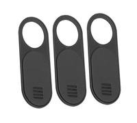 TINEASUR Cache Webcam Coulissant pour Cabine Modèle 3/y, Lot De 3 Pièces, Protection Confidentialité, Couverture De Cabine Noire, Accessoire Automobile pour Intimité