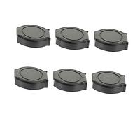 TINEASUR Caches Webcam Protection de L'objectif Vie Privée Lot de 6 en Plastique Noir pour Ordinateur Portable, Tablette et Caméra Frontale