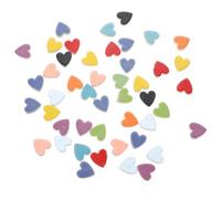 TINEASUR Carreaux de Céramique de Cœur 200 G, Mosaïque Colorée Mixte pour Loisirs Créatifs, Décorations Artisanales Diy, Pièces Tachées pour Décoration Intérieure et Couleur Aléatoire