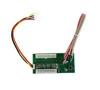 TINEASUR Carte de Démarrage Synchrone ATX pour Boîtier Pc, Carte PCB Verte, Commande Manuelle D’Alimentation Auxiliaire, Faible Consommation pour Synchronisation 24 Broches