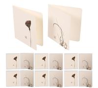 TINEASUR Cartes de Vœux Chinoises Bénédictions Traditionnelles avec Lot de 24 en Papier pour Garçon et Filles pour Fête Printemps ou Anniversaire