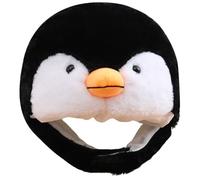 TINEASUR Chapeau De Pingouin Chapeau De Chapeau En Feuille D'étain Costume D'oie Chapeau De Magicien Chapeau De Déguisement Peluche Pingouin Chapeau De Fête Peluche Courte