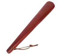 TINEASUR Chausse-pied En Bois De Hêtre 25 Cm, Long Manche Ergonomique, Pour Personnes Âgées Et Voyage, Sabot Solide, Aide à Enfiler Chaussures Maison Et Hôtel